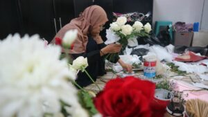 Mengintip Penjualan Buket Bunga saat Momentum Hari Ibu