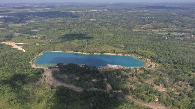 Bekas tambang di IKN yang menjadi perhatian serius Pemprov Kaltim