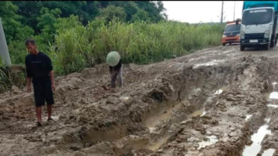 Pemkab Kukar anggarkan Rp17 miliar untuk perbaikan jalan Desa Teluk Muda