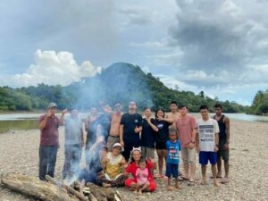 Miliki Potensi Air Terjun dan Pulau Tengah Sungai, Pemdes Muara Ritan Siapkan Wisata Alam