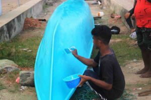 Pengganti Perahu Kayu, DKP Kukar Ajak Nelayan Gunakan Perahu Fiber