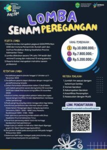 Dinkes Kaltim Gelar Lomba Kreasi Senam Peregangan