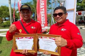 Penghargaan bagi Komitmen Kecamatan Anggana Tangani Stunting