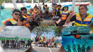 Ketika Rombongan Dispar Kutim Jelajahi Wisata Gili Trawangan Lombok Utara