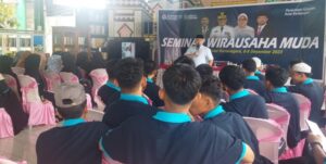 Reza Fachlevi Ajak Generasi Muda Tangguh sebagai Wirausaha di Seminar Dispora Kaltim