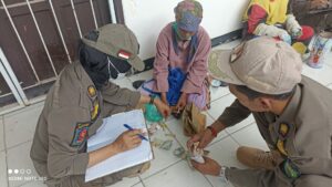 10 Gepeng Terjaring Razia Satpol PP dan Dinsos Kutim di Sangatta Utara