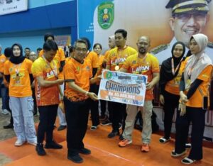 Turnamen Terbuka Bola Voli Bupati Cup Kutim 2023, Tim Lipan Keluar Sebagai Juara I