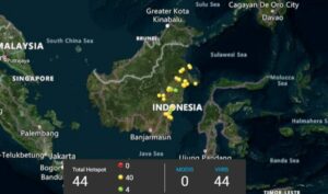 Penurunan Titik Hotspot Pasca Hujan, Kaltim Berpotensi Karhutla Tetap Terpantau