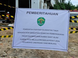 Dianggap Melanggar Aturan, Pemprov Kaltim Hentikan Pembongkaran Aset Akses Proyek Terowongan Samarinda