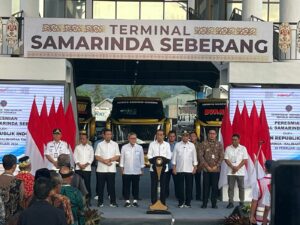 Presiden Republik Indonesia Joko Widodo Meresmikan Terminal Tipe A Samarinda Seberang