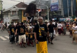 Jelang Nyepi, Umat Hindu di Samarinda Gelar Pawai Ogoh-Ogoh