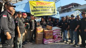 Peduli Korban Kebakaran Klandasan, Rakat Balikpapan Sumbang Beras dan Sembako