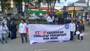 TRC PPA Kaltim Gelar Aksi di Depan Pengadilan Samarinda, Desak Penerapan Hukuman Kebiri Kimia Bagi Pelaku Kekerasan Seksual