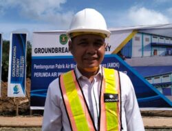 Ketua DPRD Kutim Hadiri Peletakan Batu Pertama Pembangunan Pabrik AMDK Inisiasi PDAM Kutim