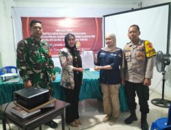 Bhabinkamtibmas Kelurahan Bandara Pastikan Rapat Pleno Rekapitulasi DPHP Berlangsung Aman dan Tertib