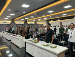 Polresta Samarinda Gelar Rapat Koordinasi Lintas Sektor untuk Persiapan Pengamanan Pilkada Serentak 2024