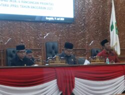Ketua DPRD Kutim Tegaskan Rancangan KUA dan PPAS Pondasi Penyusunan APBD