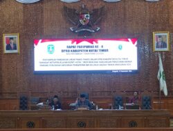 Fraksi-Fraksi DPRD Kutim Sampaikan PU Terhadap Nota Penjelasan Bupati Mengenai Raperda Perubahan APBD Kutim TA 2024