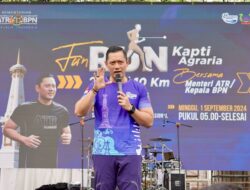Menteri AHY Motivasi Taruna STPN dalam Fun Run KAPTI-Agraria di Yogyakarta