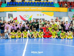 Cetak Sejarah, untuk Pertama Kalinya Tim Futsal Putra Kaltim Raih Medali Emas di PON