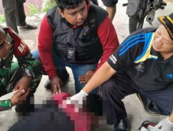 Seorang Pria Tak Beridentitas Mencoba Bunuh Diri, Lompat Dari Ketinggian di Jalan Cermai Samarinda