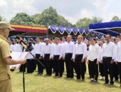 Camat Linggang Bigung Kukuhkan 79 Anggota BPK