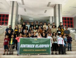 PBSI Samarinda Lepas 44 Atlet untuk Bertanding di Kejurprov Penajam Paser Utara, Targetkan Juara Umum