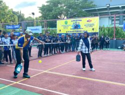 Setelah Resmi Buka Turnamen, Sri Wartini Coba Sensasi Permainan Pickleball