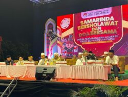 Samarinda Bersholawat, KPU Samarinda Ajak Masyarakat Jaga Kedamaian Pilkada
