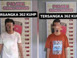 Modus Transfer Palsu, Tim Anti Bandit Polsek Sungai Kunjang Amankan Dua Pelaku