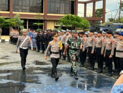 Polresta Samarinda Gelar Apel Pasukan Operasi Lilin Mahakam 2024 untuk Amankan Natal dan Tahun Baru