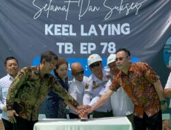 Gelar Keel Laying Ceremony, PT Candi Pasifik Targetkan Penyelesaian dalam 8 Bulan