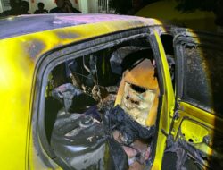 Diduga Angkut BBM Secara Ilegal, Mobil Agya Kuning Terbakar di SPBU Samarinda