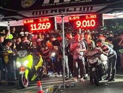 Tekan Balap Liar, Polresta Samarinda Bersama Dispora dan IMI Gelar Night Race Drag Bike 2026