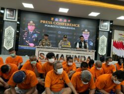 Tajam dan Cepat! Operasi Pekat Samarinda Berhasil Bekuk Puluhan Pelaku Kejahatan