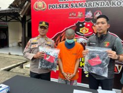 Curi Motor Jamaah yang Sedang Salat, Residivis Curanmor Diringkus Polsek Samarinda Kota