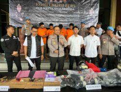 Hanya Sepekan, Empat Pencuri Rumah Kosong Beraksi di 7 Titik Samarinda Sebelum Ditangkap Polisi