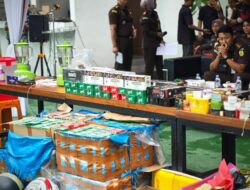 Kejari Samarinda Musnahkan Barang Bukti 60 Perkara Pidana, dari Rokok Ilegal hingga Narkotika