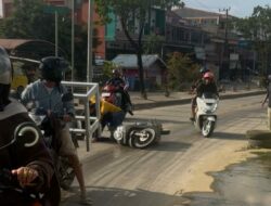 Solar Berceceran hingga 2 Km di Jalan Pattimura, Polisi dan Damkar Turun Tangan