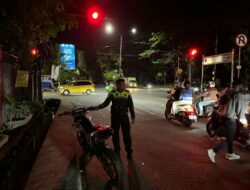 Bisingkan Kota, Tujuh Motor Berknalpot Brong Ditahan Polisi dalam Operasi Zebra 2025 di Jalan Slamet Riyadi