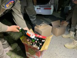 Tak Jera Meski Berkali-kali Ditindak, Penjual Miras Ilegal di Pangeran Suryanata Kembali Dibongkar Satpol PP