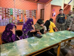 Satpol PP Kota Samarinda Gerebek Kopi Pangku di Jalan Poros Samarinda–Tenggarong, Lima Orang Diamankan