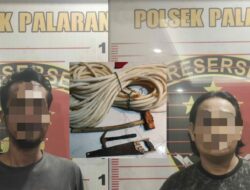 Polsek Palaran Tangkap Dua Pelaku Pencurian Alat Bangunan Kurang dari 24 Jam