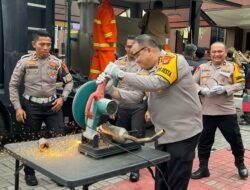 Ungkap Judi Balap Liar hingga Sita Ratusan Knalpot Brong, Polresta Samarinda Tekankan Ketertiban Lalu Lintas di 2025