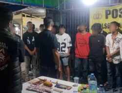 Pos Pengamanan Efektif, Perayaan Tahun Baru di Lambung Mangkurat Berlangsung Aman