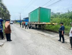 Parkir Kontainer Makan Badan Jalan, Dishub Samarinda Turun Langsung ke Loa Bakung dan Loa Bahu