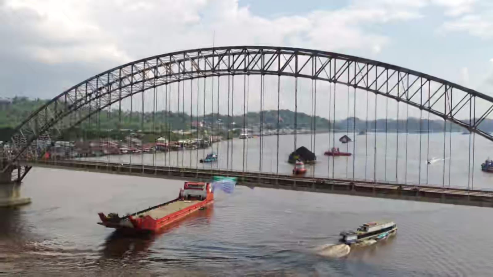 Ilustrasi Jembatan Mahakam Ulu (Mahulu). (Foto: Istimewa)