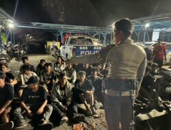 Dini Hari, Polisi Amankan 33 Motor Knalpot Brong Terkait Balap Liar di Jalan Pahlawan Samarinda