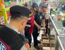 Operasi Pekat Mahakam 2026, Polresta Samarinda Sita 150 Botol Miras dari Empat Toko dalam Razia Tengah Malam