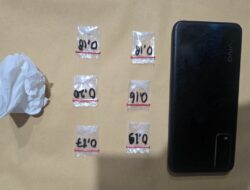 Undercover Buy Berhasil, Satresnarkoba Amankan Pengedar Sabu 1,08 Gram di Kawasan Sungai Keledang